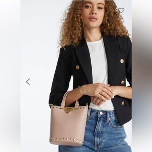 JustFab Studded Bucket Bag - NWT